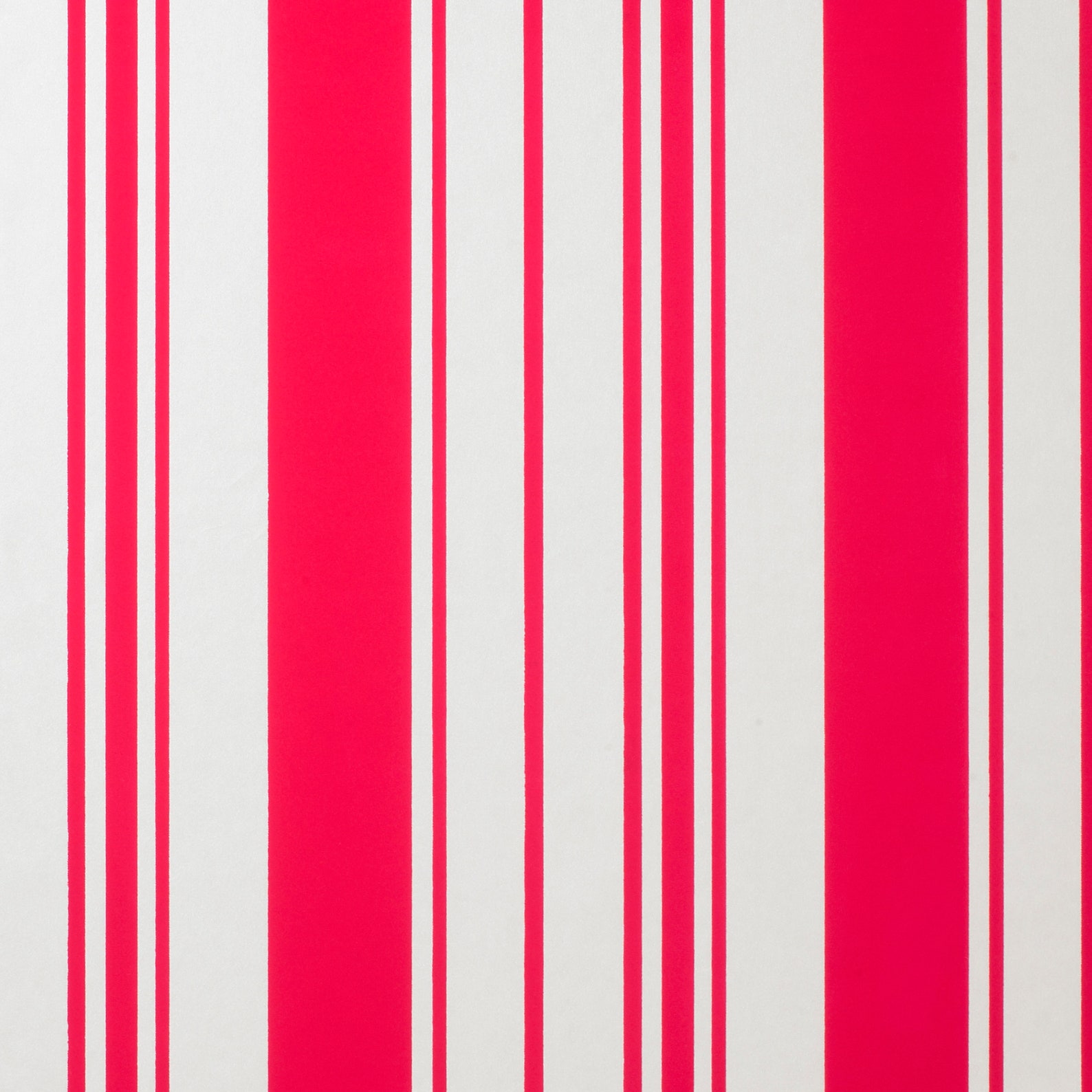 Striped Wallpaper Roll Pink Cream Flock Modern Livingroom Etsy