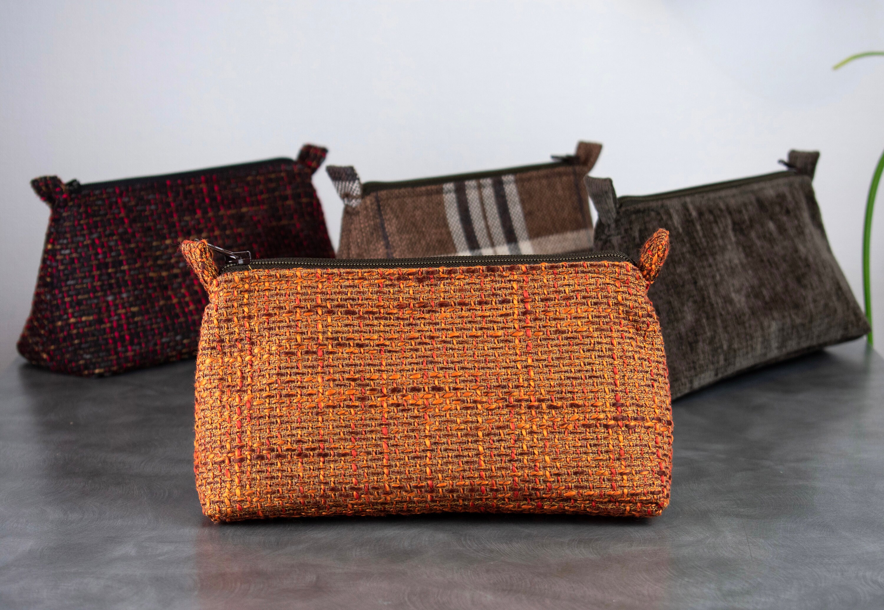 Bolsas de tela de muebles con cremallera bolsa cosmética | Etsy