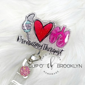 Respiratory Therapist Badge Reel - RT Badge Reel - Medical Badge Reel - Nurse Badge Reel - Cute Badge Reel