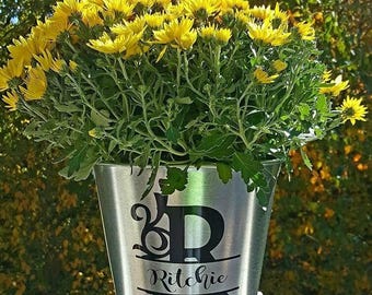 Galvanized Personalized 5quart Steel Pail Bucket