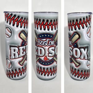 Boston Redsox 3D 20oz Skinny Tumbler