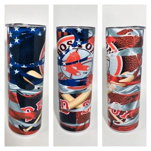 Boston Redsox 3D 20oz Skinny Tumbler