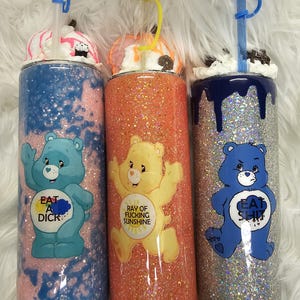 Swear Bear Tumbler and Topper Set
