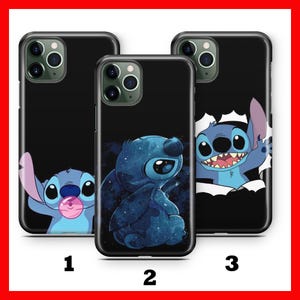 Funda para teléfono Stitch K1 para Apple iPhone 11, 12, 13, 14, 15, 16 Plus, PRO, MiNI, MAX, Disney, personaje de dibujos animados, criatura alienígena, perro, panda, amigo