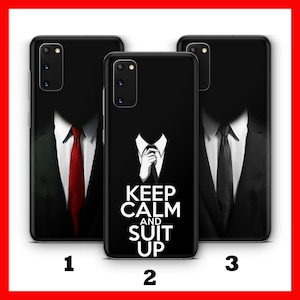 SUiT Up 1 Phone Case Cover For Samsung Galaxy S20 S21 S22 S23 S24 FE S25 Plus Ultra Suit And Tie Best Behaviour Black Suit Red Tie Business