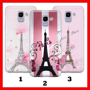 Etui na telefon PARiS 2 do Samsung Galaxy A3 A5 A6 A7 A8 J3 J5 J6 J7 Francja Paryż Miasto Miłości Romans Wieża Eiffla Francuska Miłość Luwr