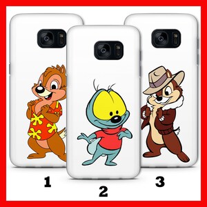 Custodia per telefono Chip e Ciop 2 per Samsung Galaxy S5 S6 S7 S8 S9 EdGE PLUS LtE NEO Disney Cartoon Two Chipmunks The Rescue Rangers