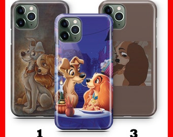 Dame und die Tramp 9 Telefon Fall für Apple iPhone 11 12 13 14 15 16 e 17 Air PRO Plus Mini Max Disney Cartoon Hund Hunde Cute Love Story