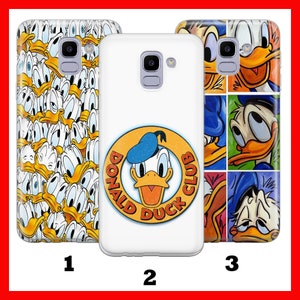 Custodia per telefono DONALD DuCK 3 per Samsung Galaxy A3 A5 A6 A7 A8 J3 J5 J6 J7 Disney Cartoon Castle Daisy Duck Topolino Divertente Carino