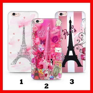 PARIS 2 Apple iPhone 5 SE 2020 2022 6 7 8 Xs Xr MaX PLuS Etui na telefon Francja Paryż Miasto Miłości Romans Wieża Eiffla Francuska Miłość Luwr