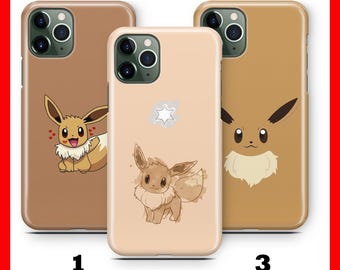 Eevee Phone Case For Apple iPhone 11 12 13 14 15 16 e 17 Air PRO Plus  Mini Max Cartoon Character Hero From Ball Fight Figure Hero Animal