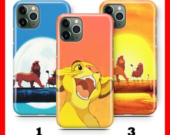 LiON KiNG 4 Phone Case For Apple iPhone 11 12 13 14 15 16 e 17 Air PRO Plus Mini Max Disney Cartoon Simba Timon Pumba Scar Zazoo Mufasa