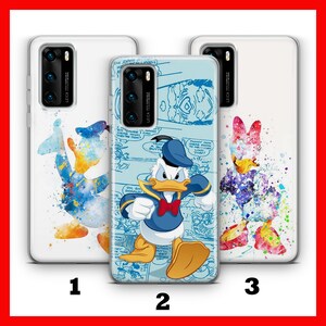 DONALD DuCK 6 HUAWEi P9 P10 P20 P30 P40 LiTE PRO PLuS LG G5 G6 Custodia per telefono ispirata al castello dei cartoni animati Disney Paperina Topolino