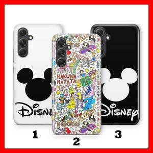 Custodia per telefono DISNEYLAND 1 per Samsung A13 A14 A15 A16 A25 A26 A33 A34 A35 A36 A53 A54 A55 A56 A72 A73 + altri modelli Disney Cartoon Park