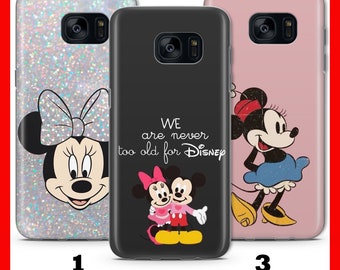 Etui na telefon MiNNIE MOUSE 1 do Samsung Galaxy S5 S6 S7 S8 S9 Edge Plus LtE NEO Disney Cartoon Castle Micky Mouse Classic Mice