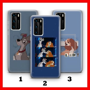 Lady And The Tramp 6 HUAWEi P9 P10 P20 P30 P40 LiTE PRO PLuS LG G5 G6 Phone Case Cover inspired by Disney Cartoon Dog Dogs Cute Love Story