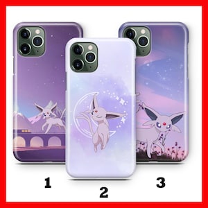 Espeon 2 Phone Case Cover For Apple iPHONE 11 12 13 14 15 16 Plus PRO MiNI MAX Cartoon Character Hero From Ball Fight Figure Hero Animal