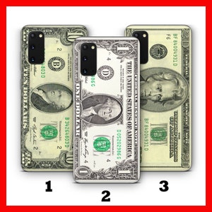 MONEY 3 Custodia per telefono cellulare per SAMSUNG GALAxY S20 S21 FE S22 S23 S24 S10 PLuS Ultra Banconota da un dollaro 1 10 20 contanti America Rich Presente regalo UsA