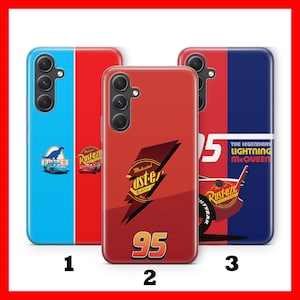 Cars 1 Phone Case Cover For Samsung A13 A14 A15 A16 A25 A26 A33 A34 A35 A36 A53 A54 A55 A56 A72 A73 + More Models Disney Cartoon Lightning