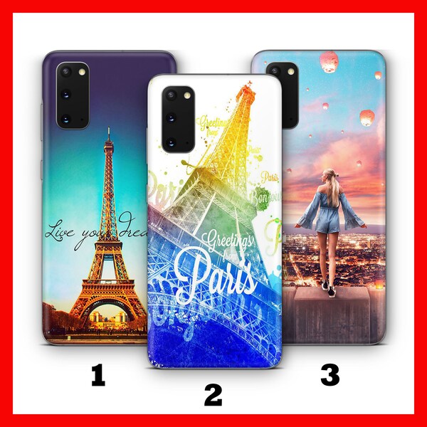 PARiS 1 Phone Case Cover For Samsung Galaxy S20 S21 FE S22 S23 S24 S10 PLuS Ultra France Paris City Love Romance Eiffel Tower French Amore