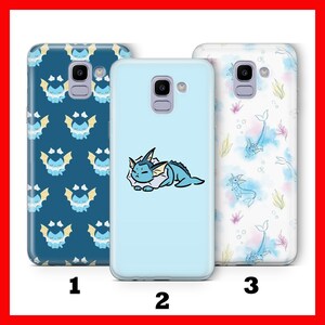 Vaporeon 1 Telefoon Case Cover Voor Samsung Galaxy A3 A5 A6 A7 A8 J3 J5 J6 J7 Modellen stripfiguur Hero Van Ball Fight Figuur Hero