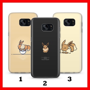 Eevee 1 Telefoon Case Cover Voor Samsung Galaxy S5 S6 S7 S8 S9 Edge PLuS LtE NEO Modellen Stripfiguur Held van Ball Fight Hero