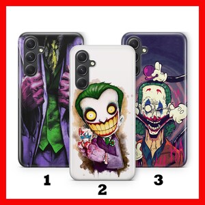 JOKER 1 housse de téléphone pour samsung A13 A14 A15 A16 A25 A26 A33 A34 A35 A36 A53 A54 A55 A56 A72 A73 + d'autres modèles Carte à jouer drôle et folle