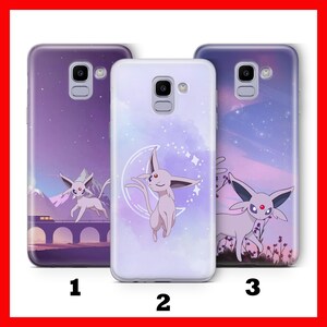Espeon 2 Telefoon Case Cover Voor Samsung Galaxy A3 A5 A6 A7 A8 J3 J5 J6 J7 Modellen stripfiguur Hero Van Ball Fight Figuur Hero