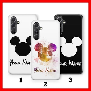 Cover personalizzata Topolino per Samsung A13 A14 A15 A16 A25 A26 A33 A34 A35 A36 A53 A54 A55 A56 A72 A73 + altri modelli