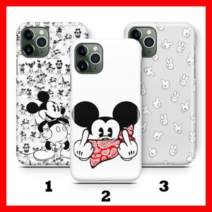 Custodia per telefono Mickey Mouse 3 per Apple iPhone 11 12 13 14 15 16 Plus PRO MiNI MAX Disney Cartoon Castle Minnie Mouse Classic Mice