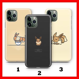Eevee 1 Telefoon Case Cover Voor Apple iPHONE 11 12 13 14 15 16 Plus PRO Mini MAX Stripfiguur Hero Van Ball Fight Figuur Hero Animal