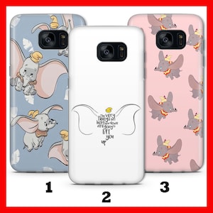 Custodia per telefono DUMBO 3 per Samsung Galaxy S5 S6 S7 S8 S9 EdGE PLuS LtE NEO Disney Cartoon Castle Big Ear Elephant From Circus Cute