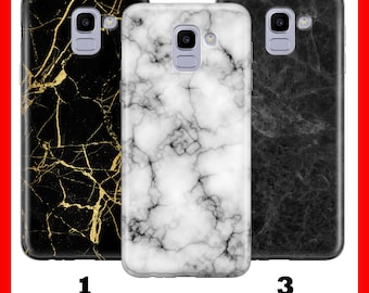 MARBLE SToNE 1 Phone Case Cover For Samsung Galaxy A3 A5 A6 A7 A8 J3 J5 J6 J7 Granite Marble Counter Top Effect Random Colour Rock Pattern