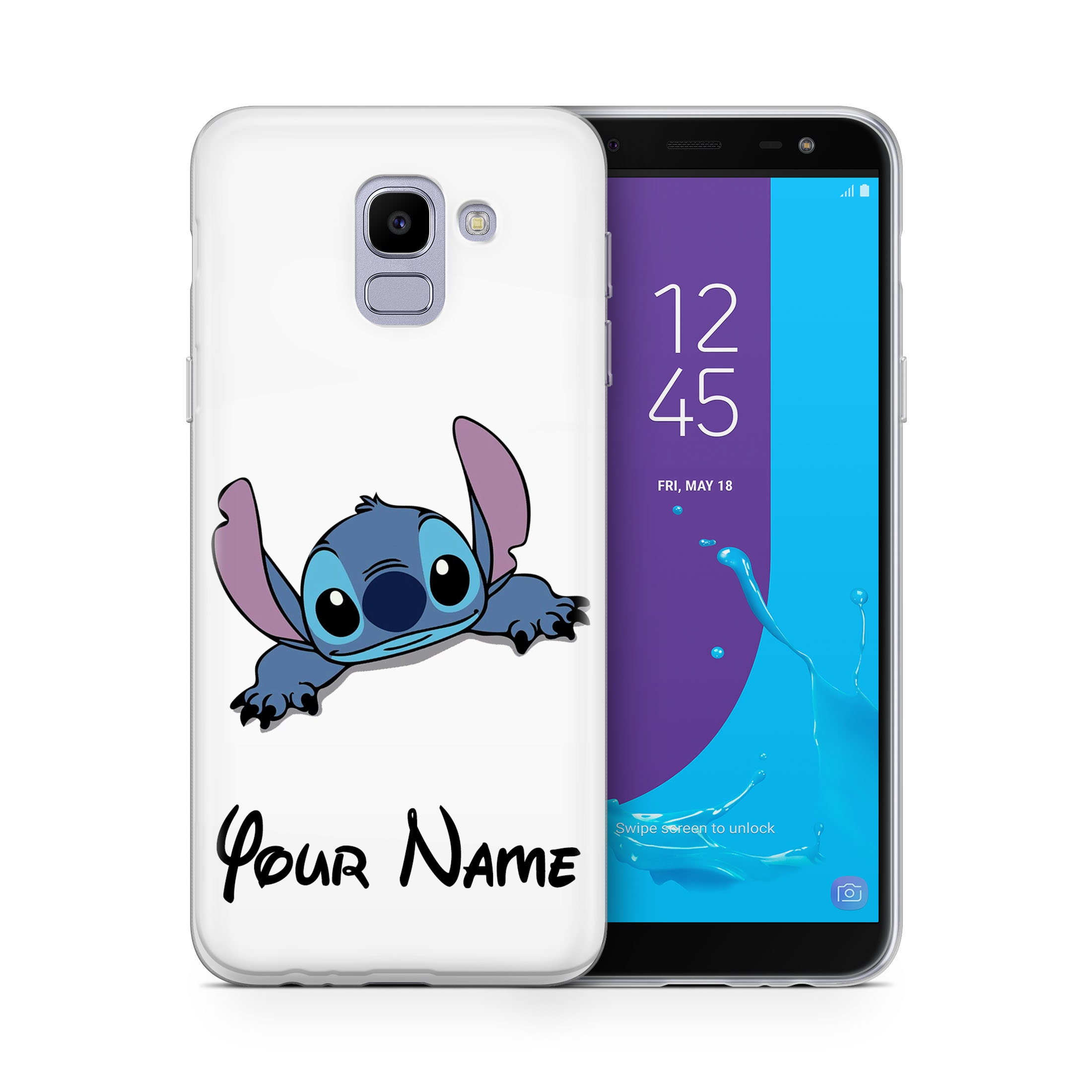 Disney Cute Stitch For Samsung Galaxy A9 A8 A7 A6 A5 A3 Star Plus