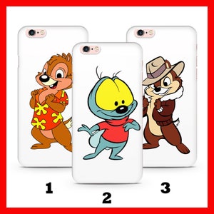 Custodia per telefono cellulare Chip and DALE 2 per Apple iPhone 5 SE 2020 2022 6 7 8 Xs XR MaX PLuS ispirata al cartone animato Disney Two Chipmunks Rescue Rangers