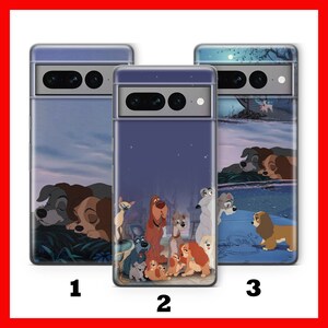 Lady And The Tramp 8 Phone Case For Google Pixel 6 6A 7 7A 8 8A 9 9A Pro XL Models Disney Cartoon Dog Dogs Cute Love Story