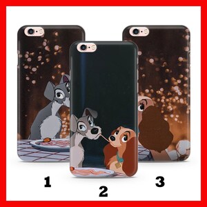 Lady And The Tramp 1 Apple iPHONE 5 SE 2020 2022 6 7 8 Xs XR MaX PLuS Phone Case Cover inspired by Disney Cartoon Dog Dogs Cute Love Story