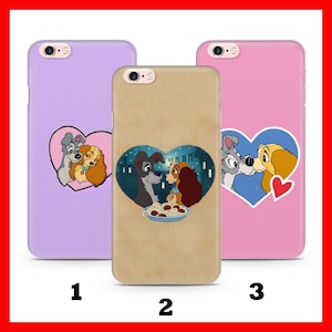 Lady And The Tramp 2 Apple iPHONE 5 SE 2020 2022 6 7 8 Xs XR MaX PLuS Phone Case Cover inspired by Disney Cartoon Dog Dogs Cute Love Story