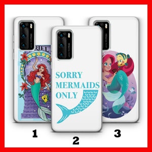 Custodia per telefono LITTLE MERMAiD 2 HUAWEi P9 P10 P20 P30 P40 LiTE PRO PLuS LG G5 G6 ispirata al cartone animato Disney Sea World Under Sea Sebastian