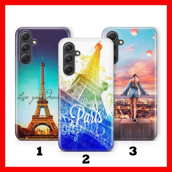 PARiS 1 Phone Case Cover For Samsung A12 A13 A14 A32 A33 A34 A52 A53 A54 A72 A73 A20 A30 A50 A70 A31 A51 A71 Models France City Love French