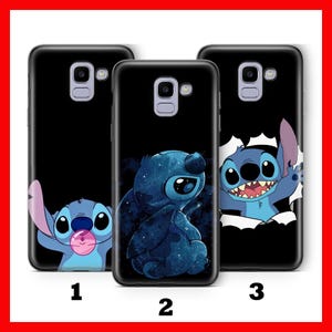 Stitch K1 Telefoon Case Cover Voor Samsung Galaxy A3 A5 A6 A7 A8 J3 J5 J6 J7 Modellen Disney stripfiguur Alien Creature Hond Panda Vriend