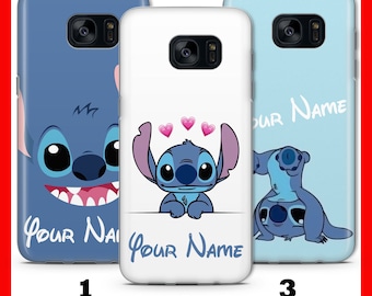 LiLO And STiTCH PERSONALiSED 1 Phone Case Cover For Samsung Galaxy S5 S6 S7 S8 S9 EdGE PLuS LtE NEO Disney Cartoon With Your Name