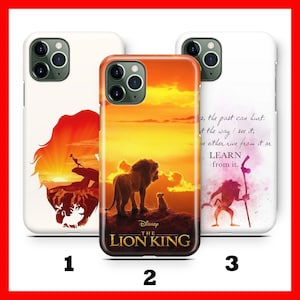 LiON KiNG 1 Phone Case Cover For Apple iPHONE 11 12 13 14 15 16 Plus PRO MiNI MAX Disney Cartoon Simba Timon Pumba Scar Zazoo Mufasa