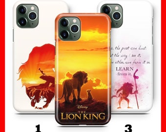LiON KiNG 1 Phone Case For Apple iPhone 11 12 13 14 15 16 e 17 Air PRO Plus Mini Max Disney Cartoon Simba Timon Pumba Scar Zazoo Mufasa