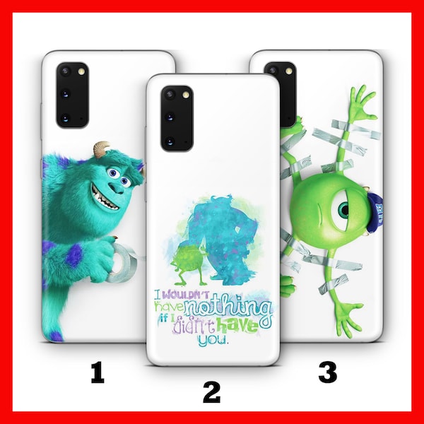 MONSTERS Inc. 2 Phone Case Cover For Samsung Galaxy S20 S21 FE S22 S23 S24 S10 PLuS Ultra Disney Cartoon James Sulley Mike Wazowski Boogie