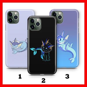 Vaporeon 3 Phone Case Cover For Apple iPHONE 11 12 13 14 15 16 Plus PRO MiNI MAX Cartoon Character Hero From Ball Fight Figure Hero Animal