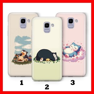 Snorlax 2 Telefoon Case Cover Voor Samsung Galaxy A3 A5 A6 A7 A8 J3 J5 J6 J7 Modellen stripfiguur Hero Van Ball Fight Figuur Hero