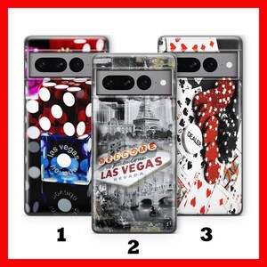 Las Vegas 2 Coque de téléphone pour Google Pixel 6 6A 7 7A 8 8A 9 9A Pro XL Modèles États-Unis États-Unis d'Amérique Nevada État Sin City