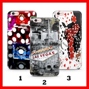 Las Vegas 2 Apple iPHONE 5 SE 2020 2022 6 7 8 Xs Xr MaX PLuS Housse de portable États-Unis États-Unis d'Amérique Nevada État Sin City