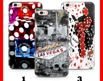 Las Vegas 2 Apple iPHONE 5 SE 2020 2022 6 7 8 Xs Xr MaX PLuS Custodia per telefono USA Stati Uniti d'America Nevada State Sin City Gioco d'azzardo